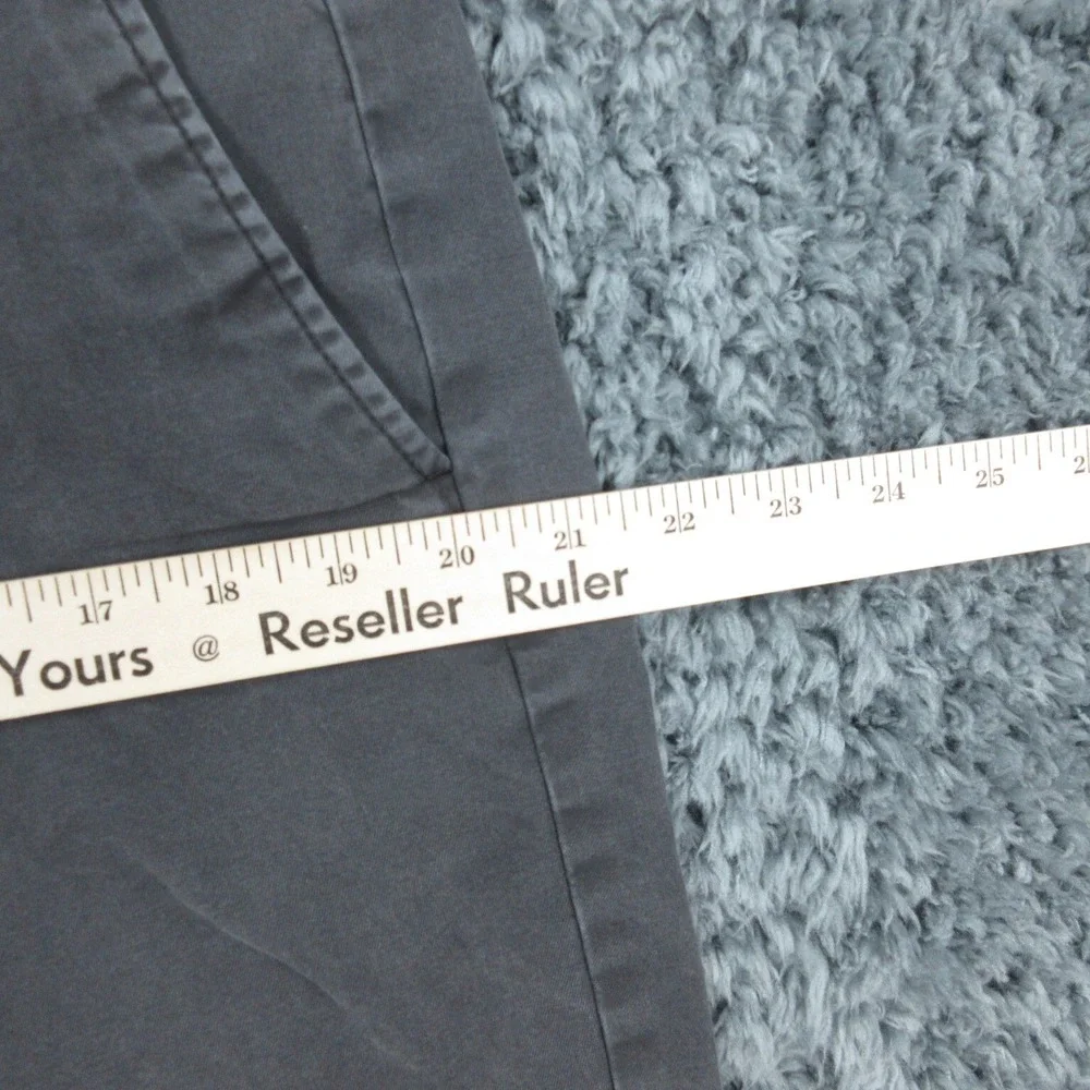 Banana Republic Pants Mens 38x32 Black Gray Mason Chino 37x29*